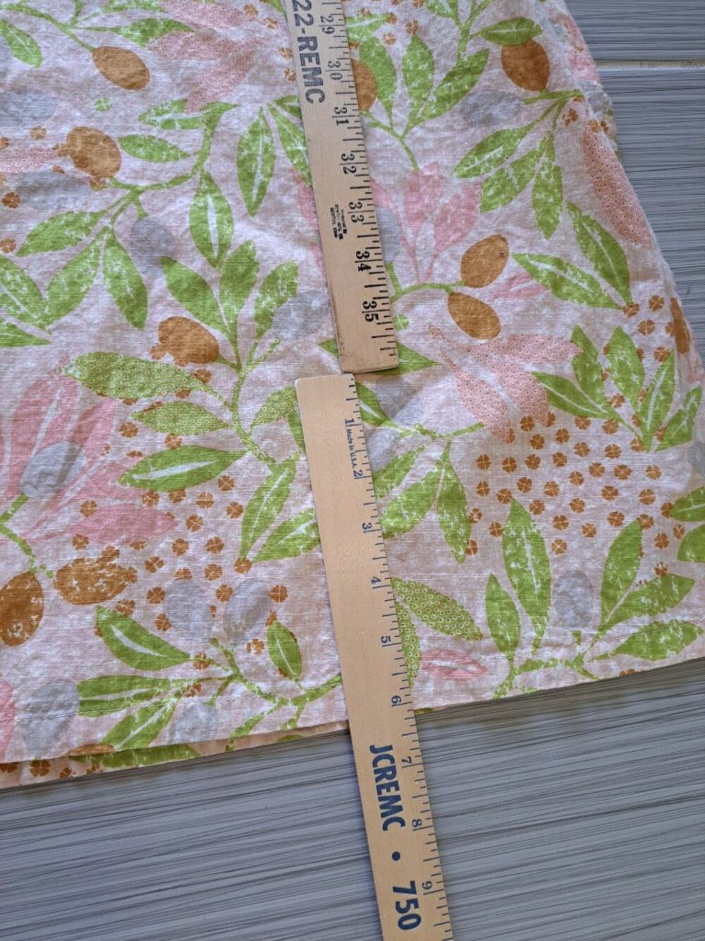 Gudrun Sjödén Multicolor Floral Print Organic Cotton Dress Side Pockets Size M - Picture 9 of 11